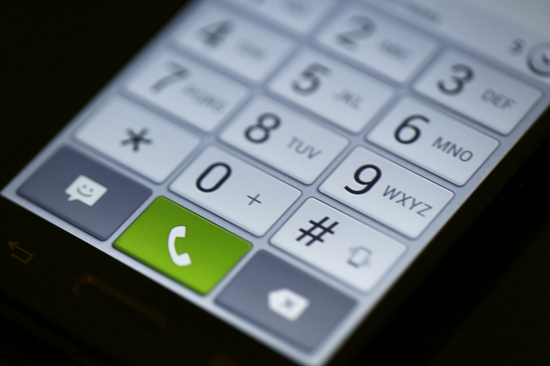 Commercial Close up Photograph of a Smart Phone Screen