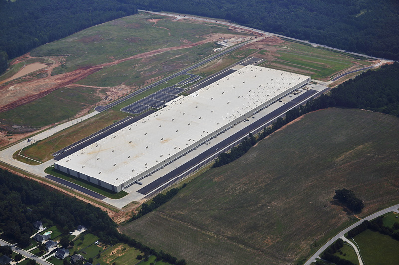 Aerial Photography of an Industrial Site